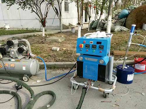 建筑工程节源节能高压发泡机施工原理(图2) 室外建筑施工案例